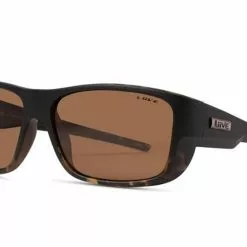 Liive Vision The Admiral Polar Matt Black Tort Fade Sunglasses