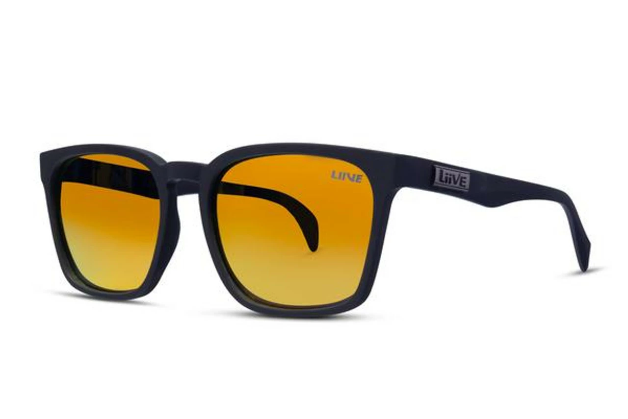 Liive Vision Alik Mirror Polar Matt Black Sunglasses