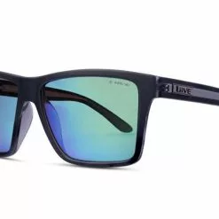 Liive Vision Bazza Mirror Matt Black Xtal Black Sunglasses