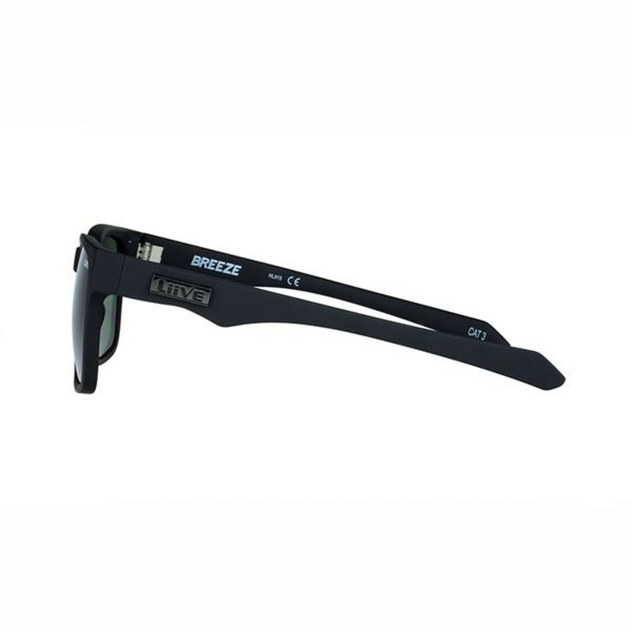 Liive Vision Breeze Matt Black Sunglasses - Image 3