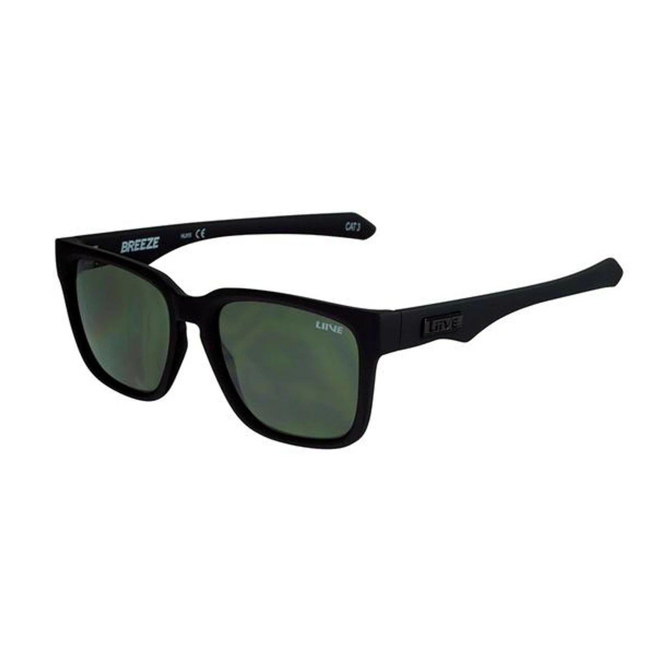 Liive Vision Breeze Matt Black Sunglasses