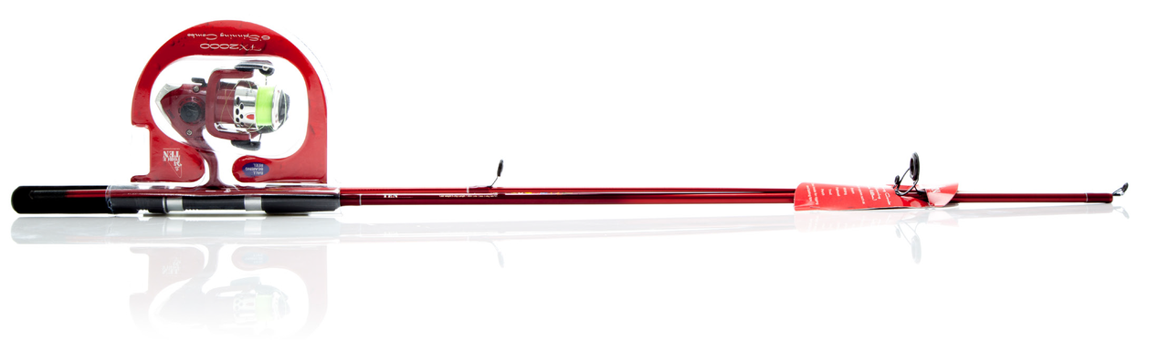 Force Ten Spin Fishing Combo ( Color Red ) 6'