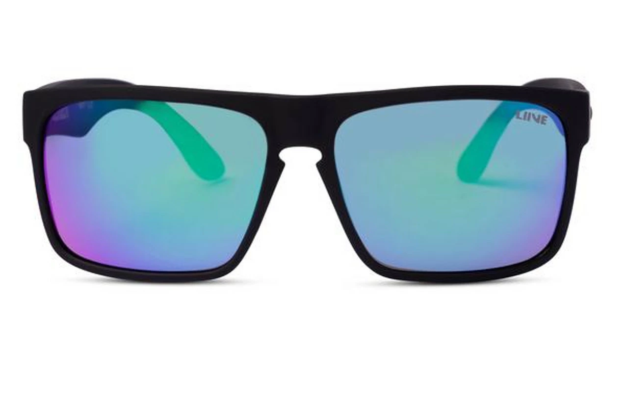 Liive Vision Voyager Mirror Matt Black Sunglasses - Image 2