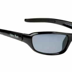 Ugly Fish Basic Polarised Sunglasses P1077 Shiny Black Frame Smoke Lens