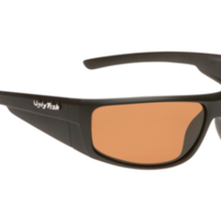 Ugly Fish TR-90 Polarised Sunglasses P8084 Matt Black Frame Brown Lens