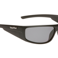 Ugly Fish TR-90 Polarised Sunglasses P8084 Matt Black Frame Smoke Lens