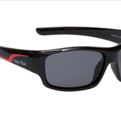 Ugly Fish Junior Polarised Sunglasses PK255 Black Frame Smoke Lens
