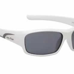 Ugly Fish Junior Polarised Sunglasses PK255 White Frame Smoke Lens