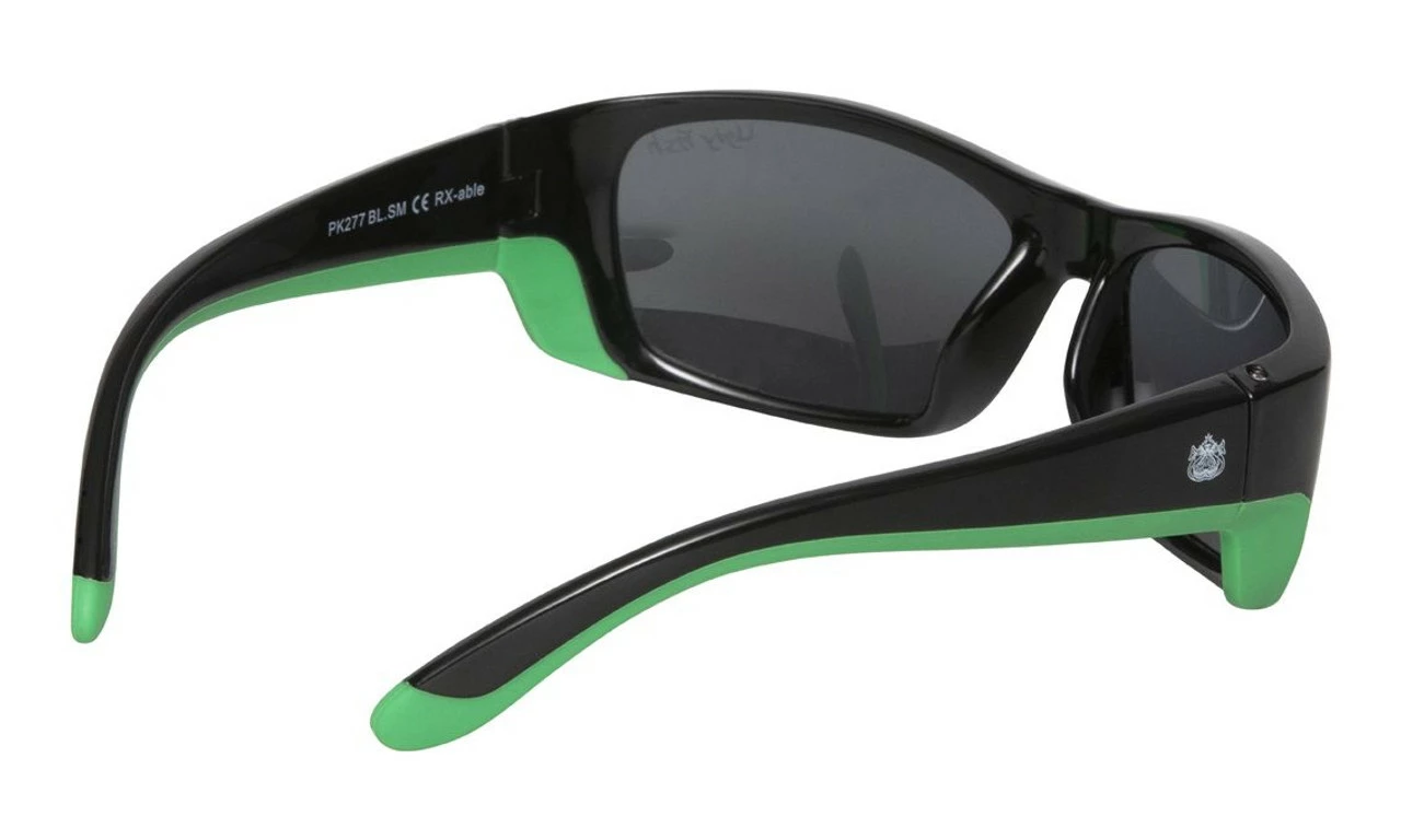 Ugly Fish Junior Polarised Sunglasses PK277 Black Frame Smoke Lens - Image 2