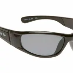 Ugly Fish Junior Polarised Sunglasses PK911 Black Frame Smoke Lens