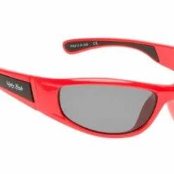 Ugly Fish Junior Polarised Sunglasses PK911 Red Frame Smoke Lens
