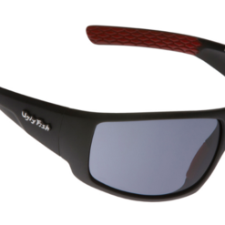 Ugly Fish Triacetate(TAC) Polarised Sunglasses PT6881 Matt Black TR90 Frame Smoke Lens