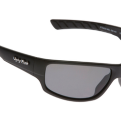 Ugly Fish Triacetate(TAC) Polarised Sunglasses PT9400 Matt Black TR90 Frame Smoke Lens