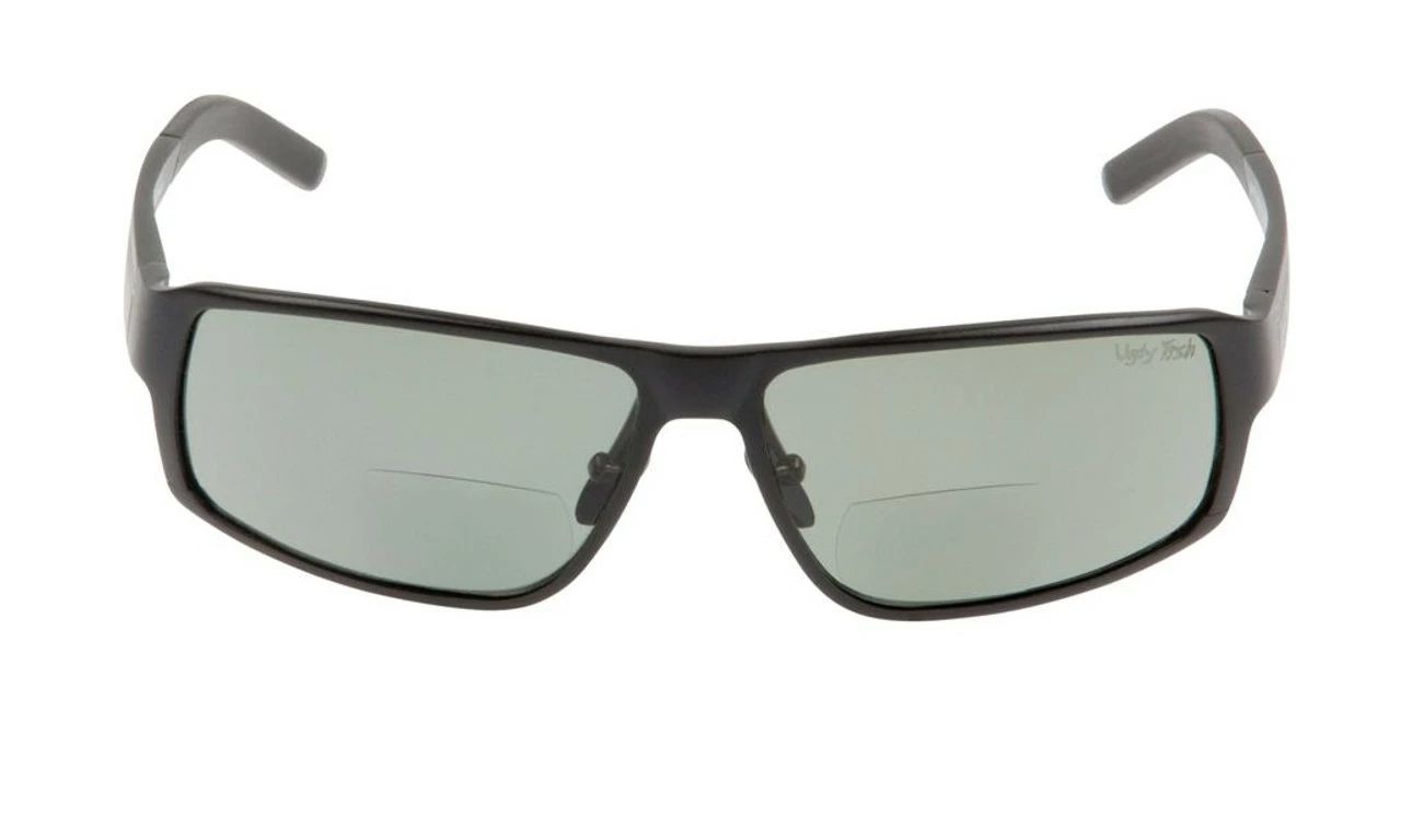 Ugly Fish Polarised Bifocal 2.50 Sunglasses Avalanche PN24203 Matt Black Frame Smoke Lens - Image 2