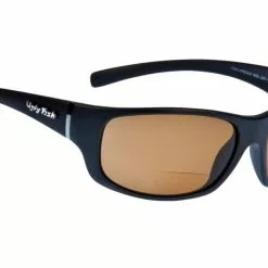Ugly Fish Polarised Bifocal 2.00 Sunglasses Eclipse PN3411 Matt Black Frame Brown Lens
