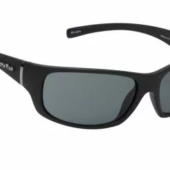 Ugly Fish Polarised Eclipse Sunglasses PC3411 Matt Black Frame Smoke PC Lens