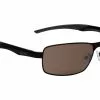 Ugly Fish Polarised Nylon Electric Sunglasses PN24665 Matt Black Frame Brown Lens