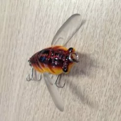 Force Ten Outback Fishing Lure Cicada Gold/Brown 40mm 5.7gm Floating