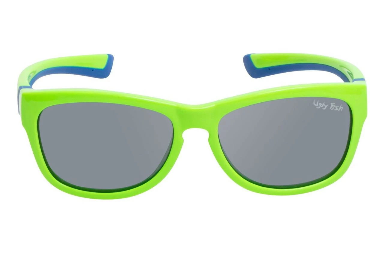 Ugly Fish Junior Polarised Sunglasses PK488 Green Frame Smoke Lens - Image 2