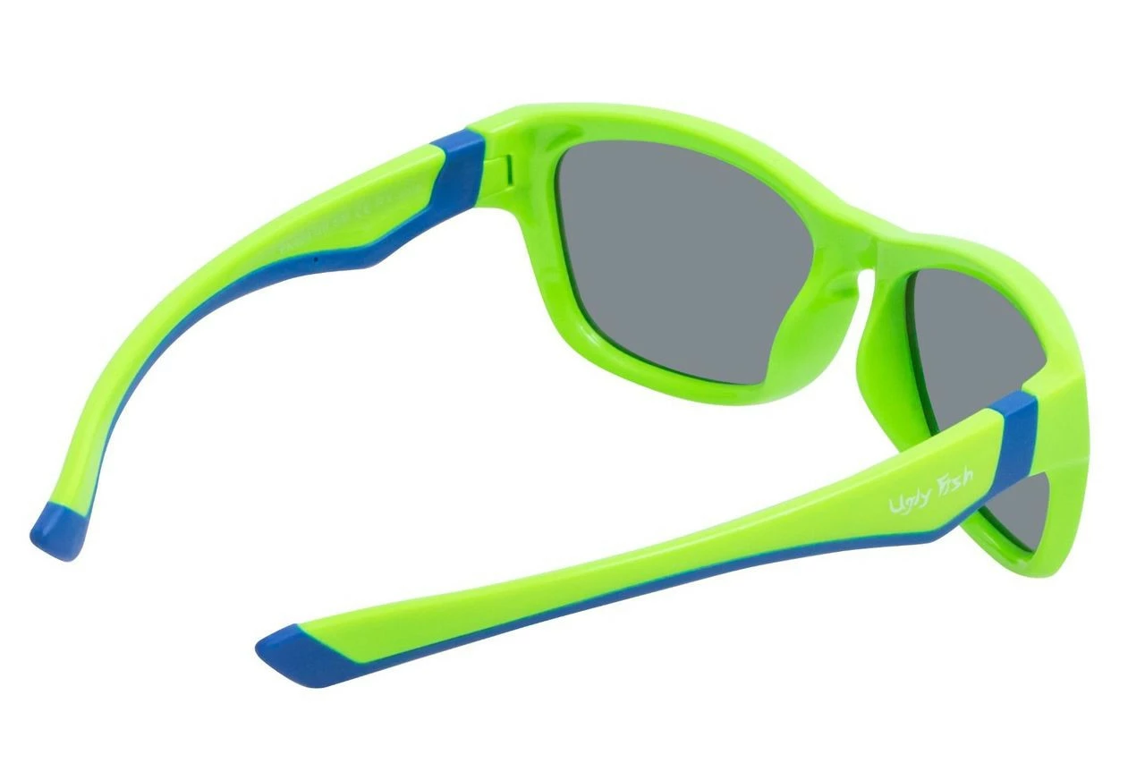 Ugly Fish Junior Polarised Sunglasses PK488 Green Frame Smoke Lens - Image 4