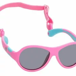 Ugly Fish Polarised Sunglasses PKR 122 Pink Frame Smoke Lens