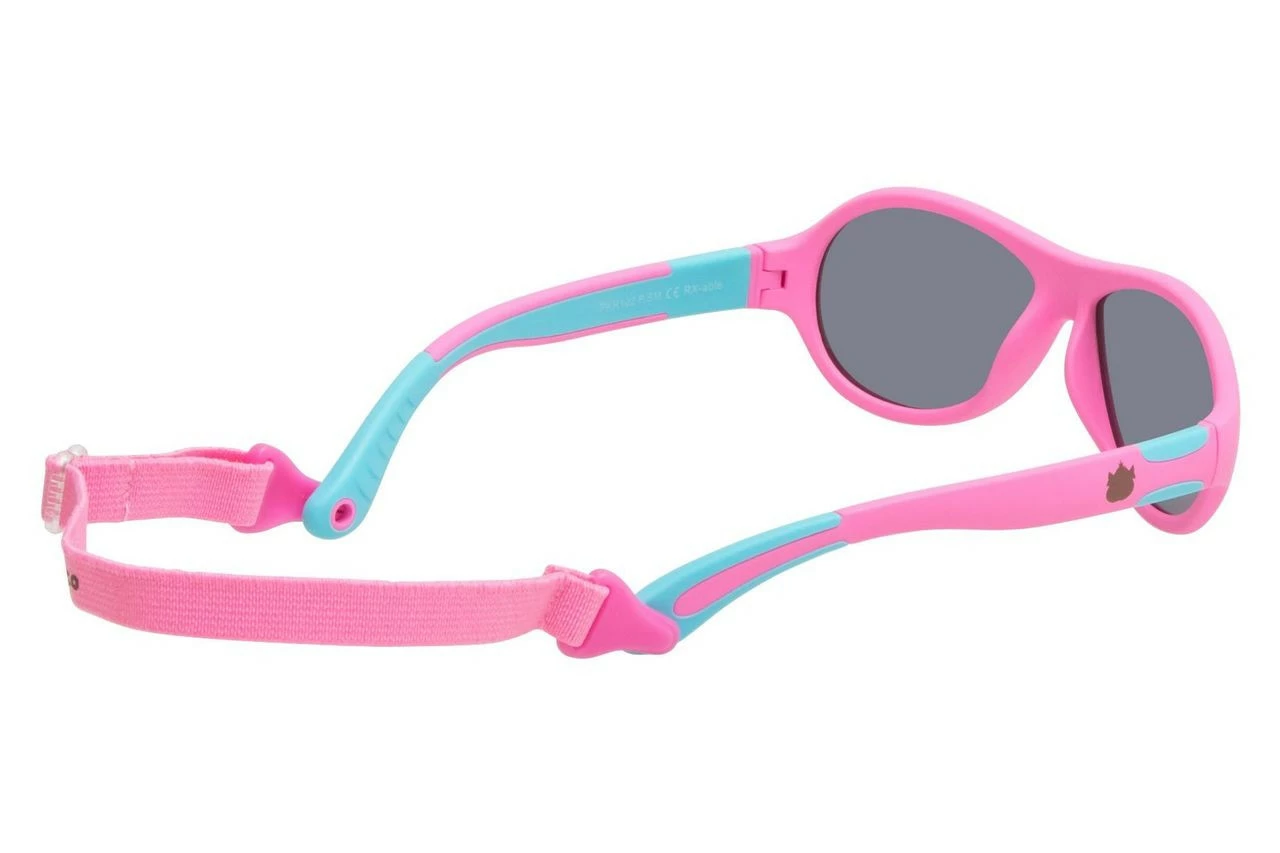 Ugly Fish Polarised Sunglasses PKR 122 Pink Frame Smoke Lens - Image 4