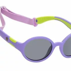 Ugly Fish Junior Retro Polarised PKR133PU.SM Purple Frame Smoke Lens