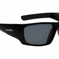 Ugly Fish Triacetata(TAC) Polarised Sunglasses PT6771 Black TR90 Frame Smoke Lens