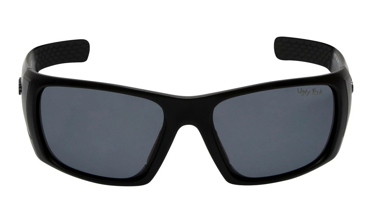 Ugly Fish Triacetata(TAC) Polarised Sunglasses PT6771 Black TR90 Frame Smoke Lens - Image 4