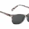 Ugly Fish Polarised Tween Sunglasses PTW596 Clear Marble Frame Smoke Lens