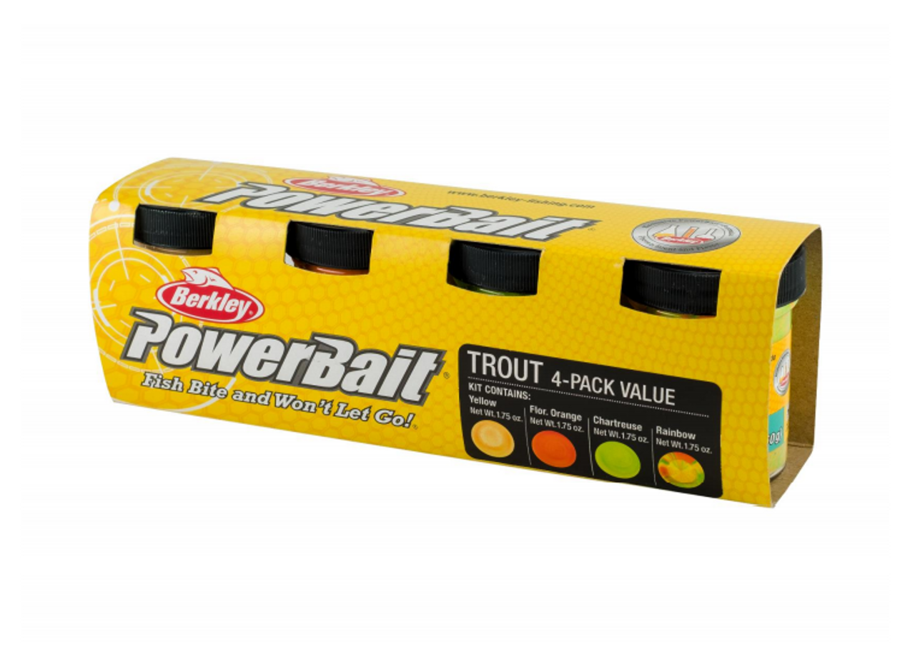 Berkley PowerBait Trout Bait Assortment - 4 Pack